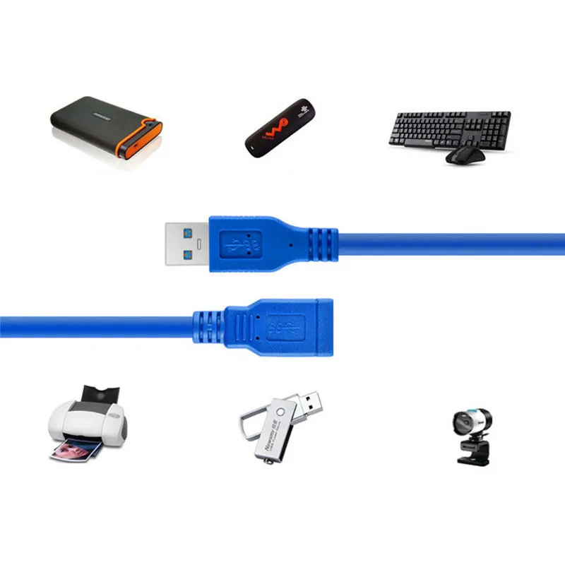 Удлинительный Кабель USB 3 0 для мужчин и женщин быстрая зарядка usb-кабель