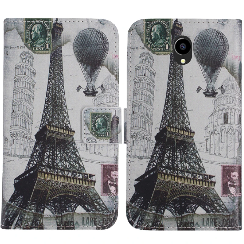 TienJueShi модный защитный кожаный чехол книжка для телефона Alcatel 1C 5003 1S 2019 7 6062W TPU