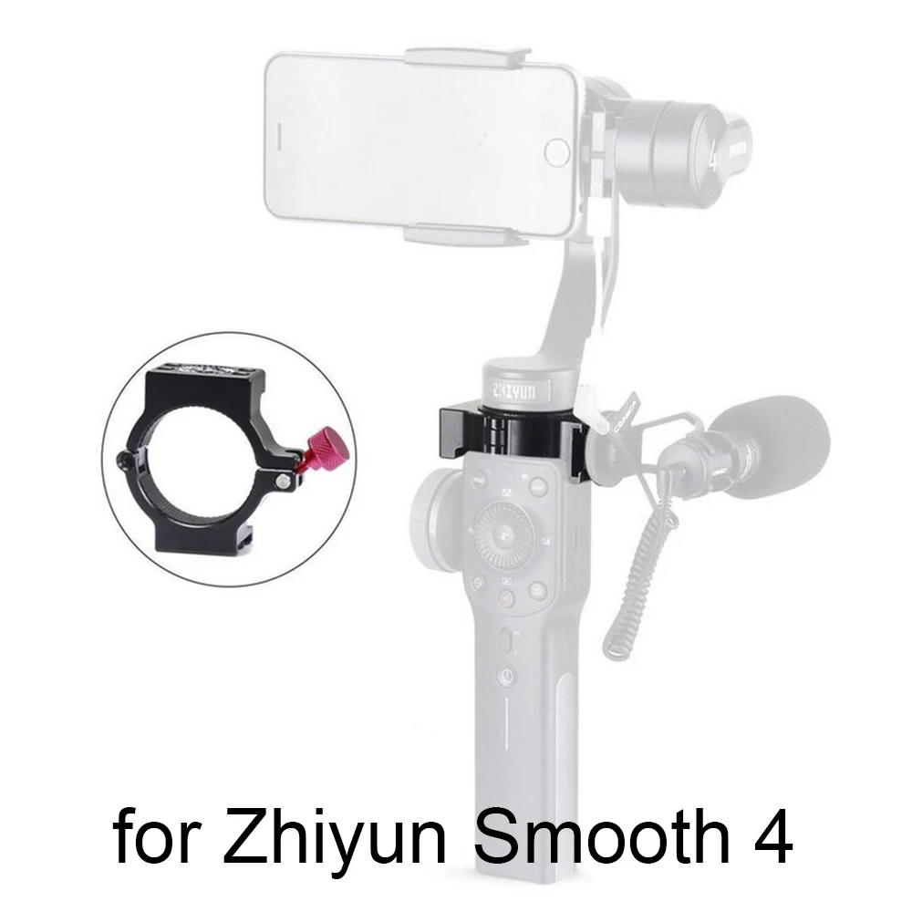 Горячий башмак адаптер для Zhiyun Smooth 4 Ручной Стабилизатор микрофона светодиодный