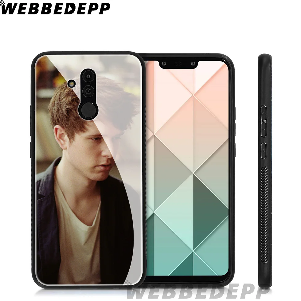 WEBBEDEPP James Blake Singer Tempered Glass Case for Huawei Mate 20 P20 P10 P Smart 2019 2018 &amp Honor 10 9 8X 7A Lite Pro |