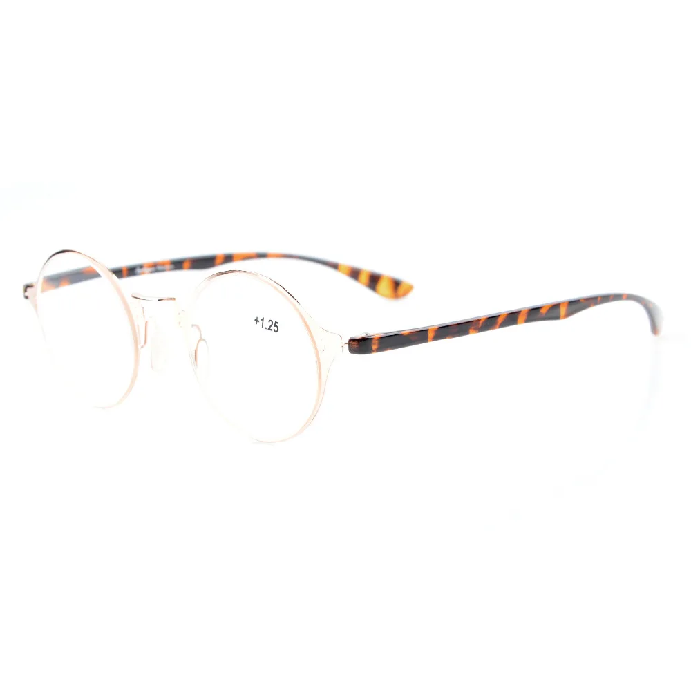 R12618 Eyekepper легкие гибкие круглые очки для чтения уникальные стильные кристально