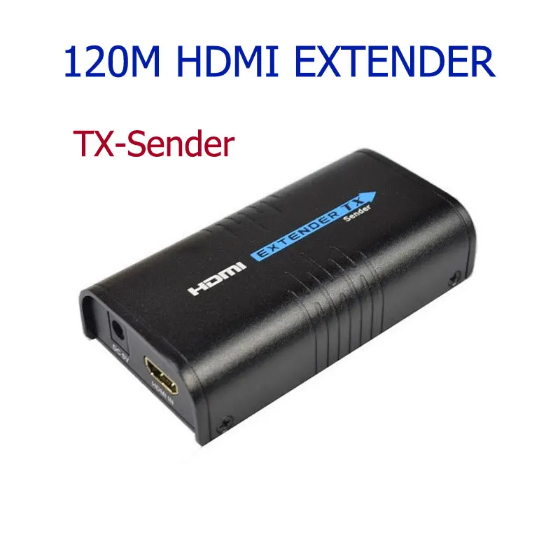 1 шт. передатчик TX 1080p Ethernet через один RJ45 Cat5/5e/6 кабель 120 м HDMI совместимый