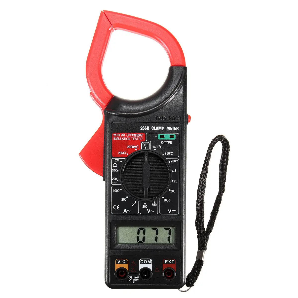 DT266C Цифровой мультиметр Измеритель сопротивления переменного тока и