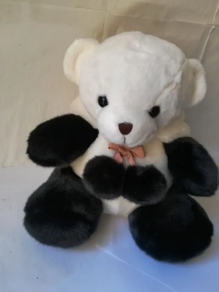 Высокое качество товара Большой 30 см Сидящая поза панда плюшевая игрушка мягкая