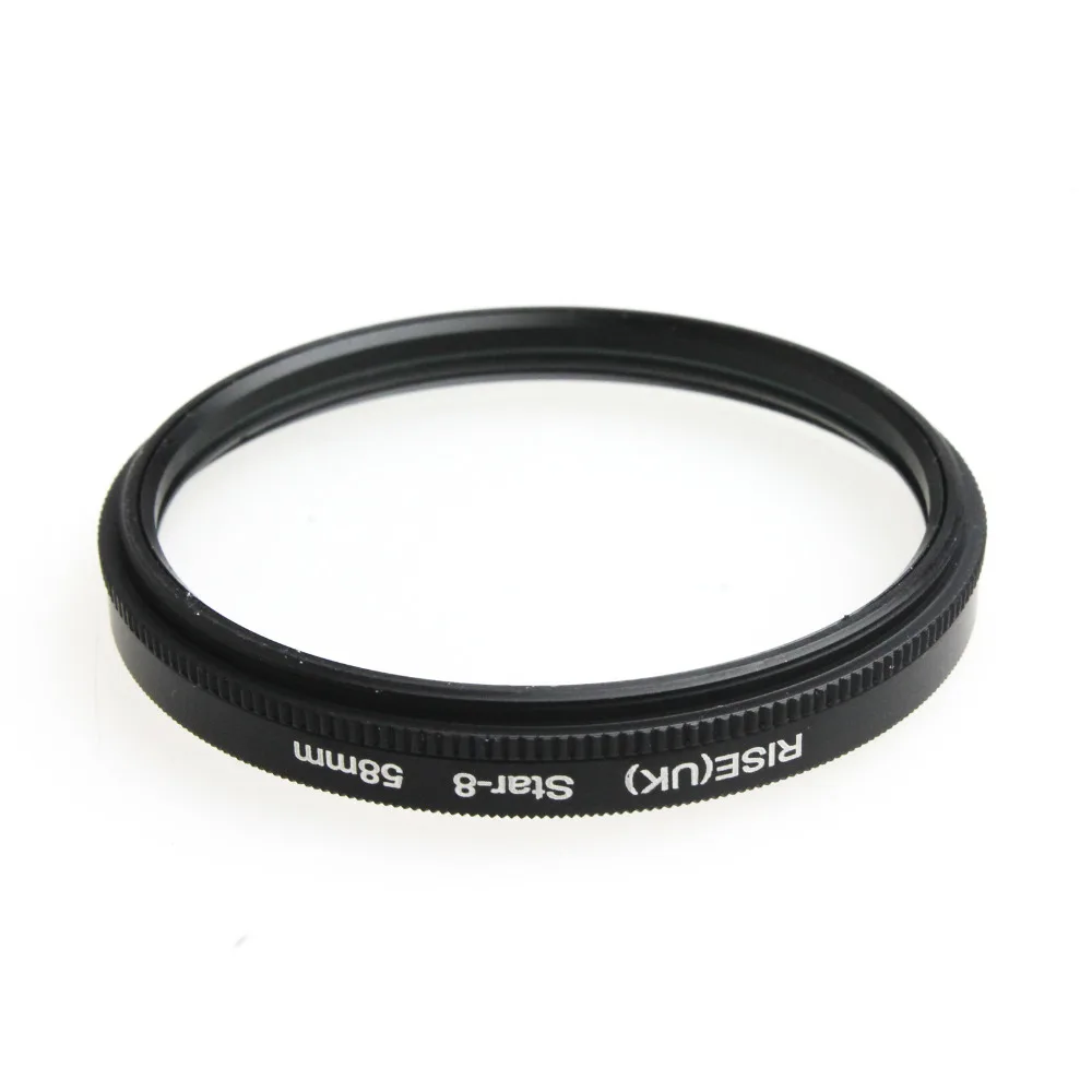 58MM 8 Point Star Filter for Canon EF 18-55mm 50mm 85mm Camera Lens | Электроника
