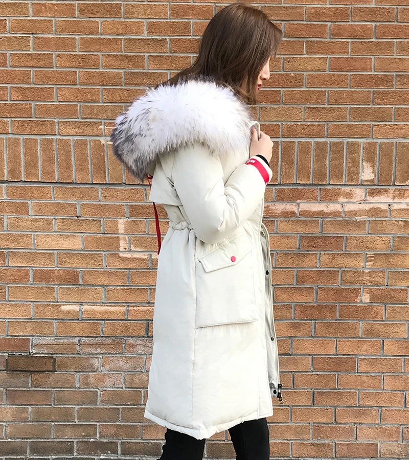 Новинка размера плюс 5XL 6XL зимняя куртка с толстым мехом с капюшоном женское длинное пуховое пальто теплая парка Mujer Invierno