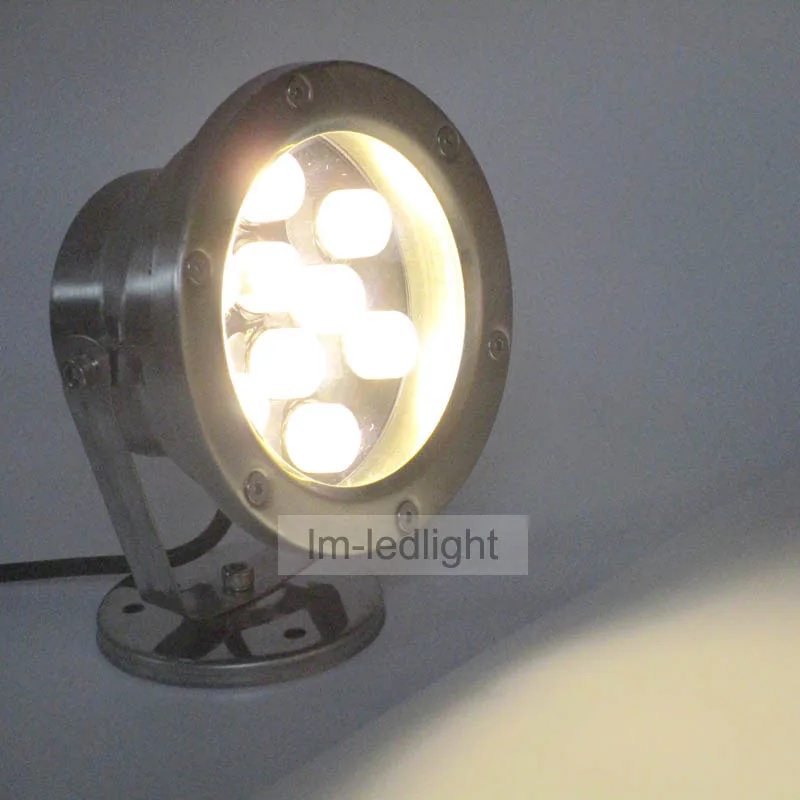 24 В Светодиодная лампа для бассейна 12 Вт IP68 foco led RGB желтый синий