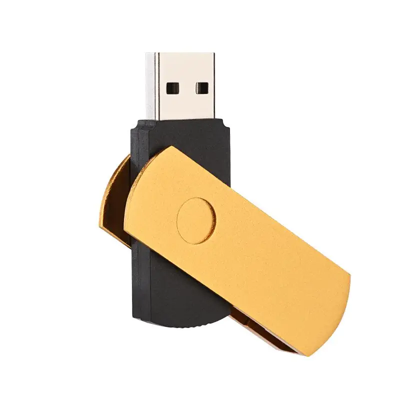 Gold Флеш-накопитель, розовый металлический USB флэш-ключ привода 128 г, USB флешка, высокоскоростная флешка, карта памяти, 32 ГБ, 16 ГБ, 64 ГБ, 8 ГБ, Memoria, Usb 2,0, подарок - Цвет: Gold