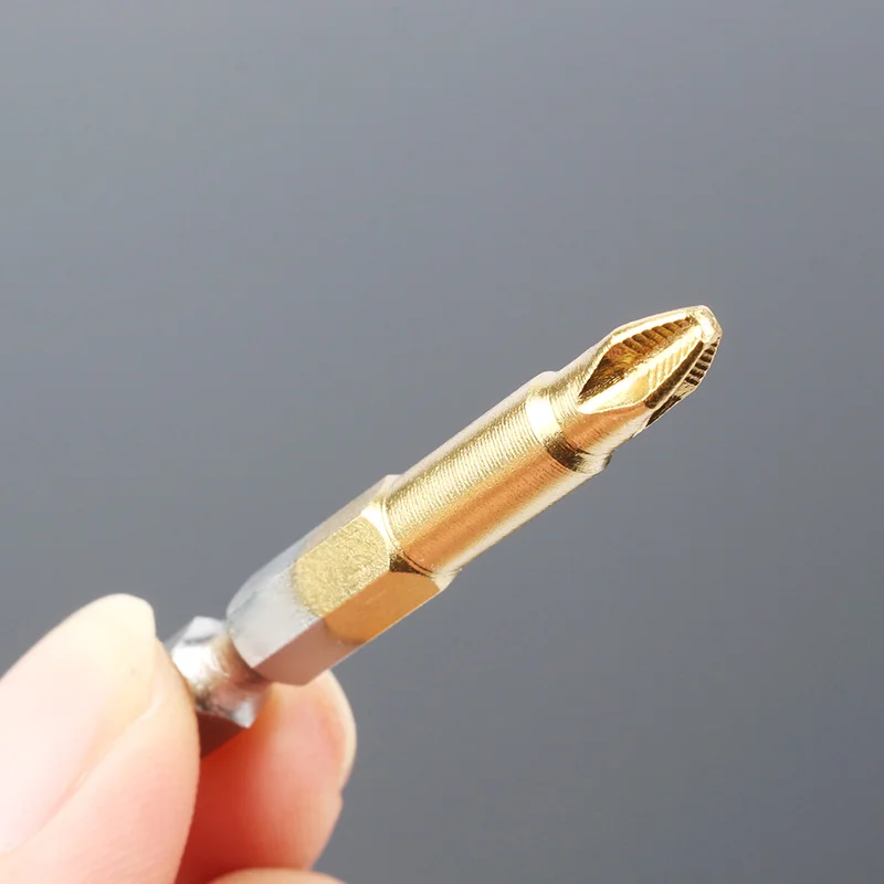 10 шт. точность Нескользящие Электрический крестовая отвертка Биты Набор Ph2 50 мм