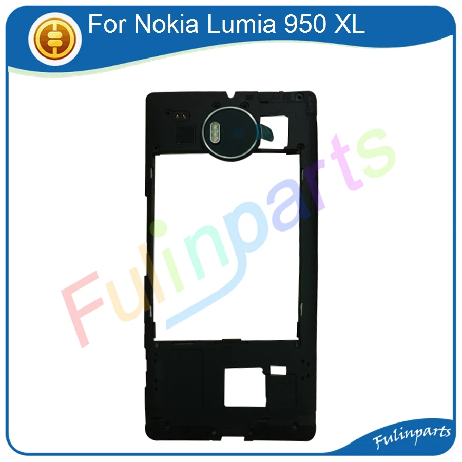 1 шт. для Nokia Lumia 950 XL средняя рамка Корпус с задней камерой объектив Запасные части