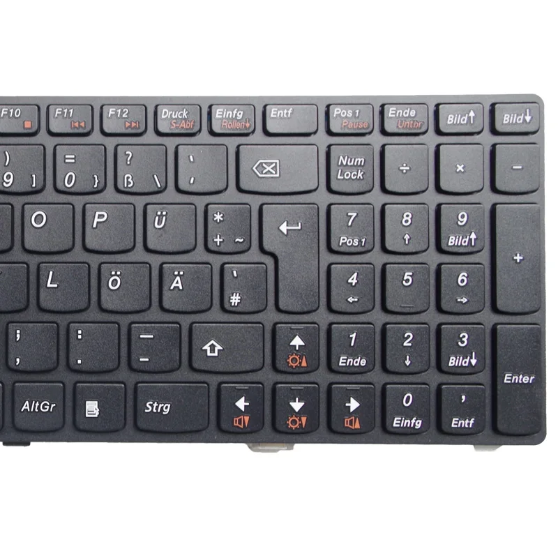 Немецкая клавиатура GZEELE GR для ноутбука LENOVO V570 V570C V575 Z570 Z575 B570 B570A B570E V580 V580C B575 B575A B575E