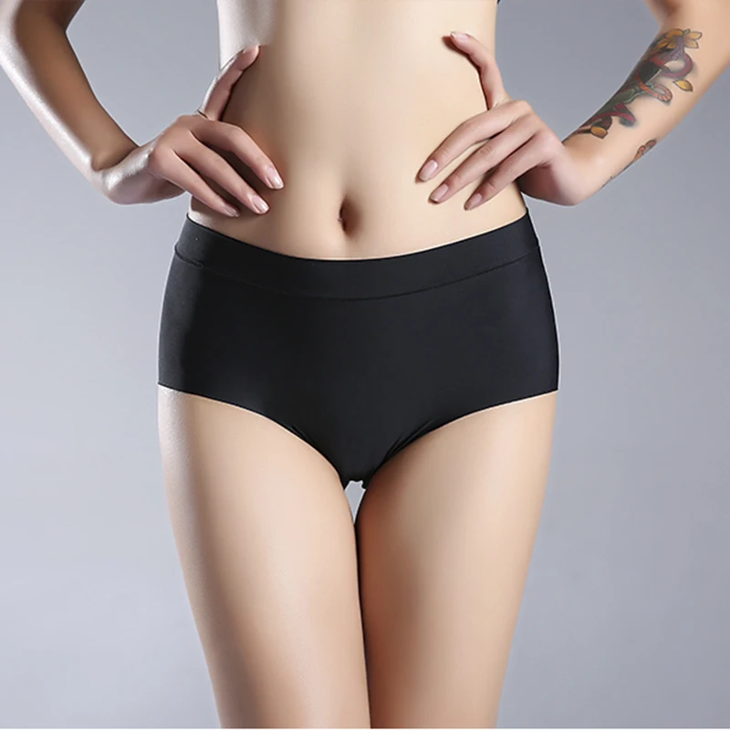 Wealurre Для женщин Трусики для seamless Boyshort плюс Размеры xxxl сексуальные растяжения