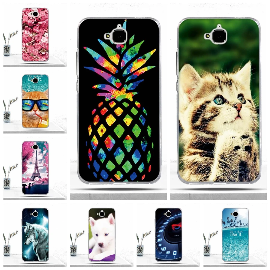 

Phone Cover For Huawei Y6 Pro/Honor Play 5X/Enjoy 5 Case Soft TPU Silicon Back Cover for Huawei Honor 4C Pro Huawei Y6 Pro Case
