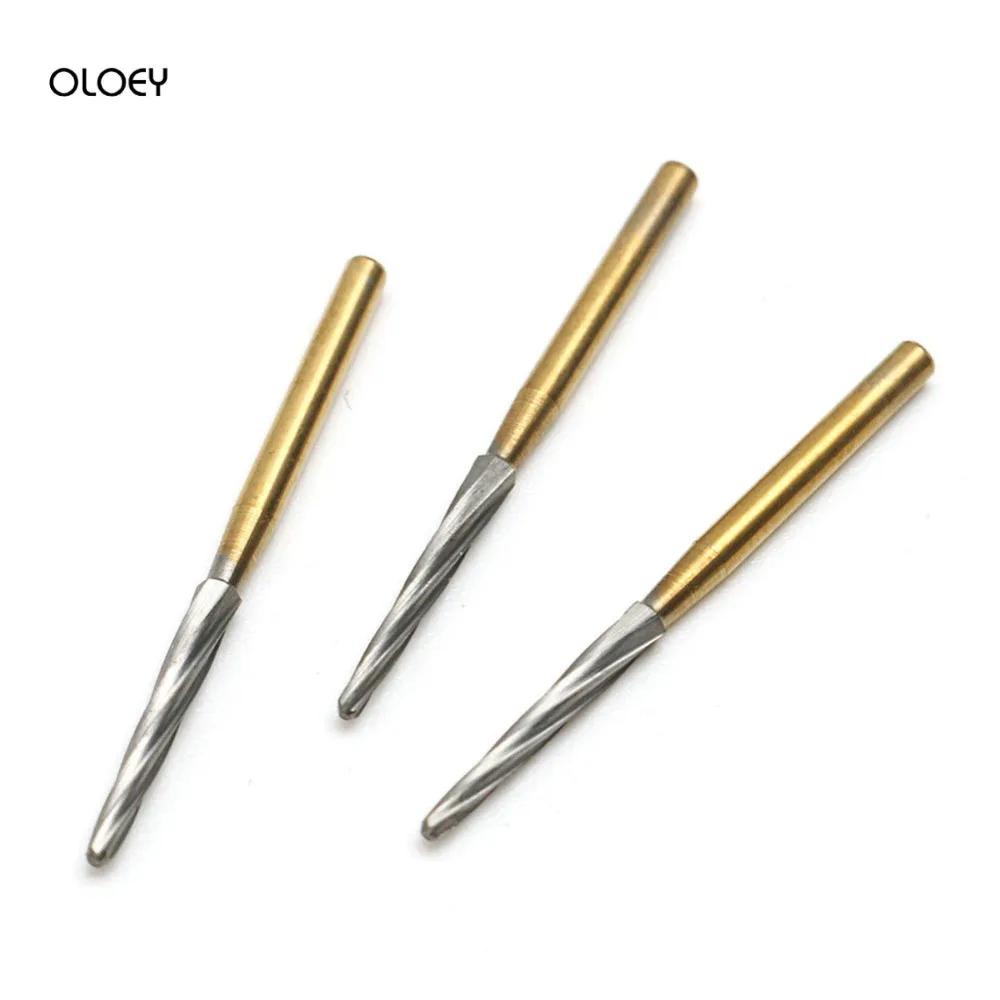 10Pcs/pack Tungsten Steel Carbide Burs Tapered Bur High Speed for Pulp Chamber Endo-Z FG21/23/25/28mm | Красота и здоровье