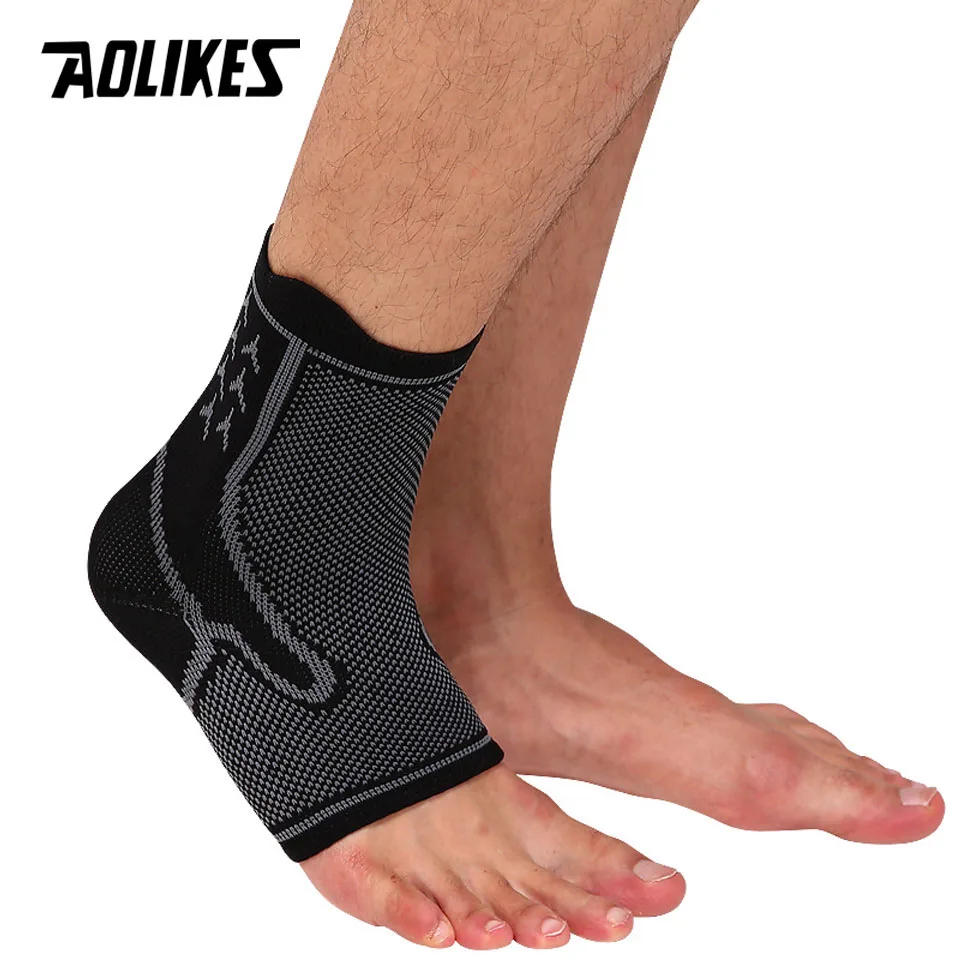 AOLIKES 1PCS Sports Safety Ankle Support Elastic Brace Guard basketball football Protection | Спорт и развлечения