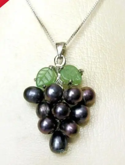 Горячая Распродажа новый стиль&gt черный культивированный жемчуг Виноградный