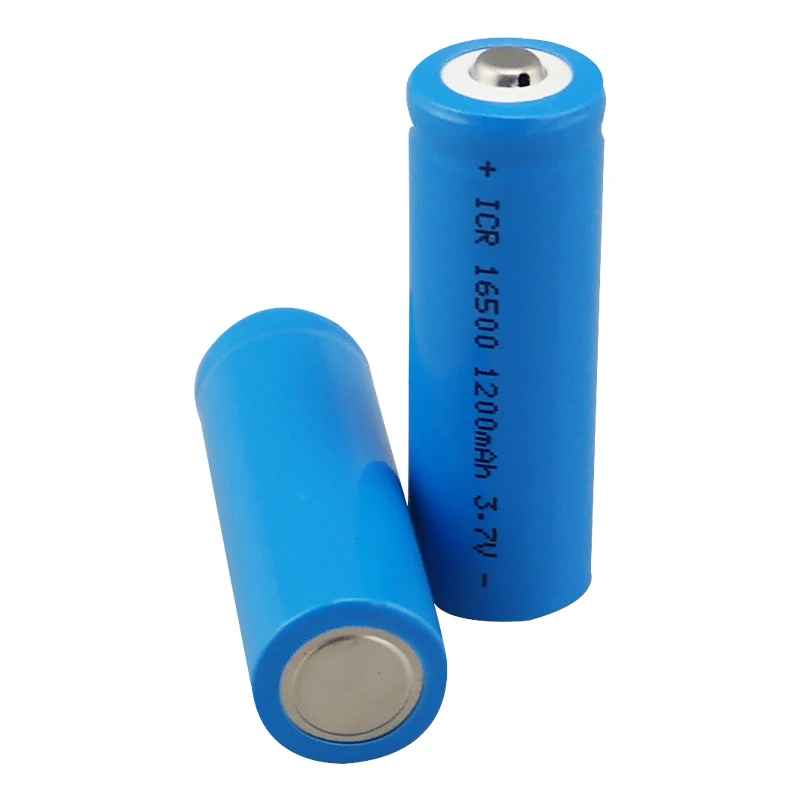2018 высокое качество 16500 батарея 1200mah 3 7 V литий ионная аккумуляторная с кнопкой Топ