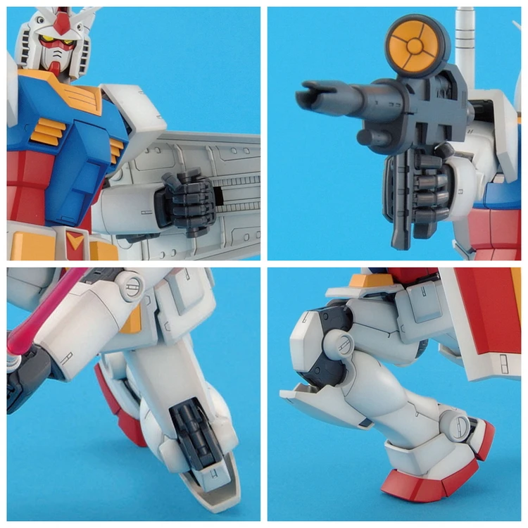 Bandai GUNDAM 1/100 мг RX-78-2 воина гундама VER.2.0 мобильный костюм сборки модель Наборы фигурки Детские игрушки