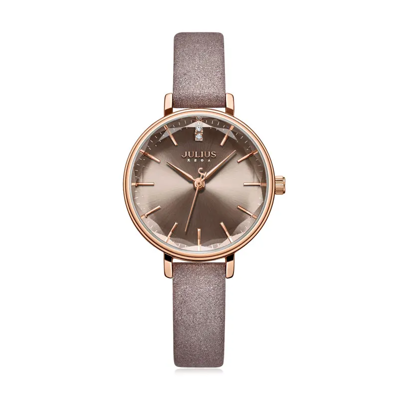 Julius часы Роскошные и доступные женские Sunray Dial Sparkling Glass привлекательные Montre