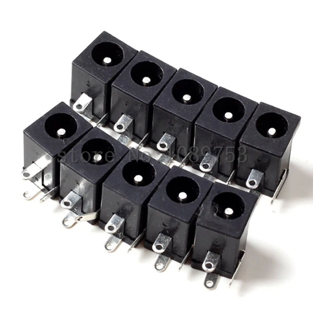 

50pcs Female DC Power Jack supply socket 5.5X2.5mm DC-005 5.5-2.5MM Good Quality