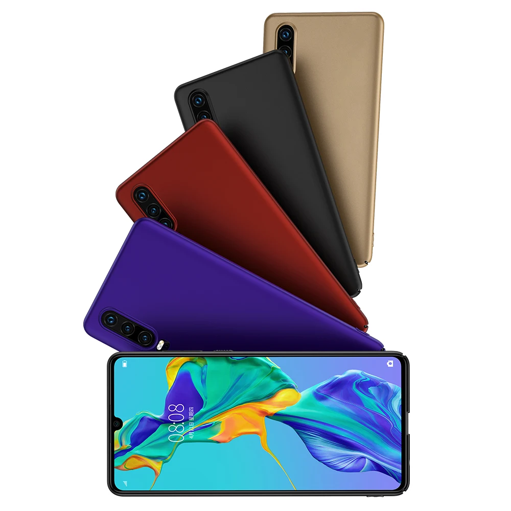 Hadinas ультра тонкий Твердый чехол для huawei P30 Lite Матовый PC задняя крышка Pro P 30 свет