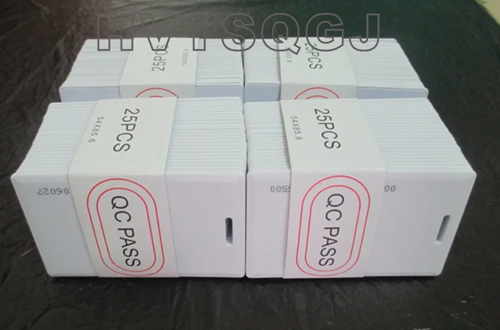 

100pcs 125KHz EM Proximity ID Card Clamshell RFID EM4100 and compatible Injek Printing Waterproof no. Access Control Staff Time
