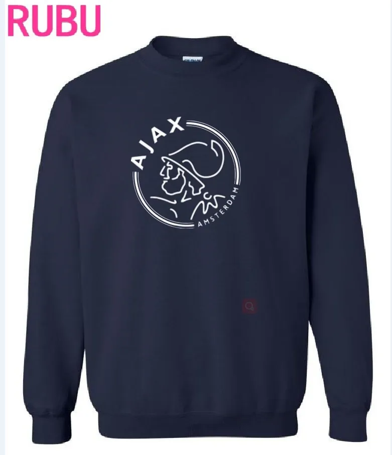 2017 cotton loose O-Neck men Sweatshirts new Ajax New autumn and winter sweatshirt Print long-sleeved hoodies SIZE xs--xxl | Мужская