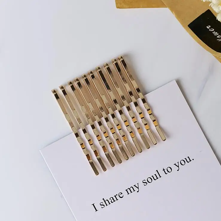 Женские Винтажные заколки для волос золотые парикмахерские зажимы DIY аксессуары