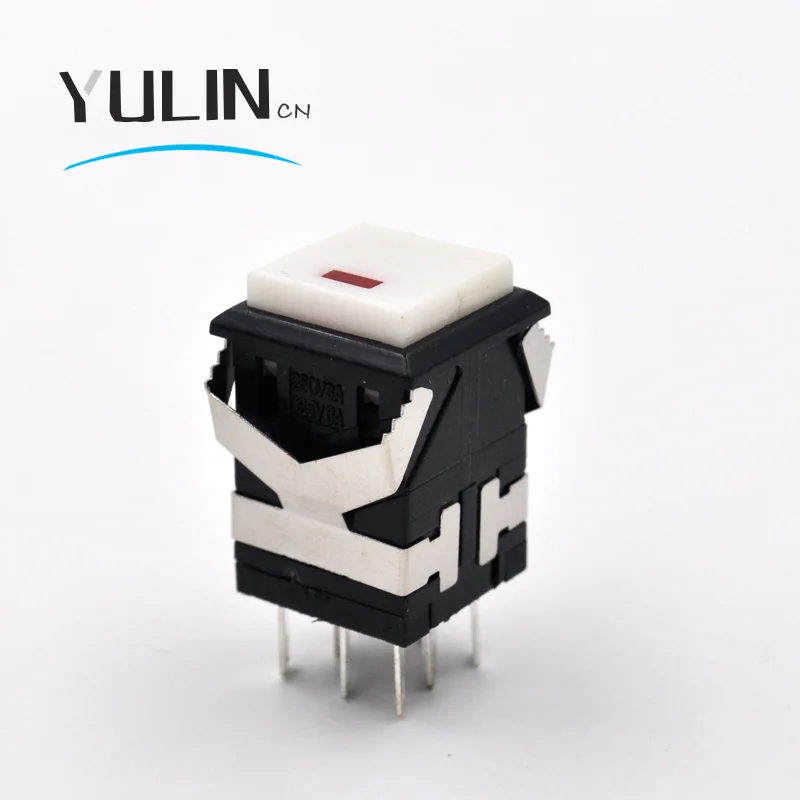 5шт./лот KD2 22 самосброс с 3v led переключателем 3A/250V 6A/125V защелкивающаяся 2NO2NC