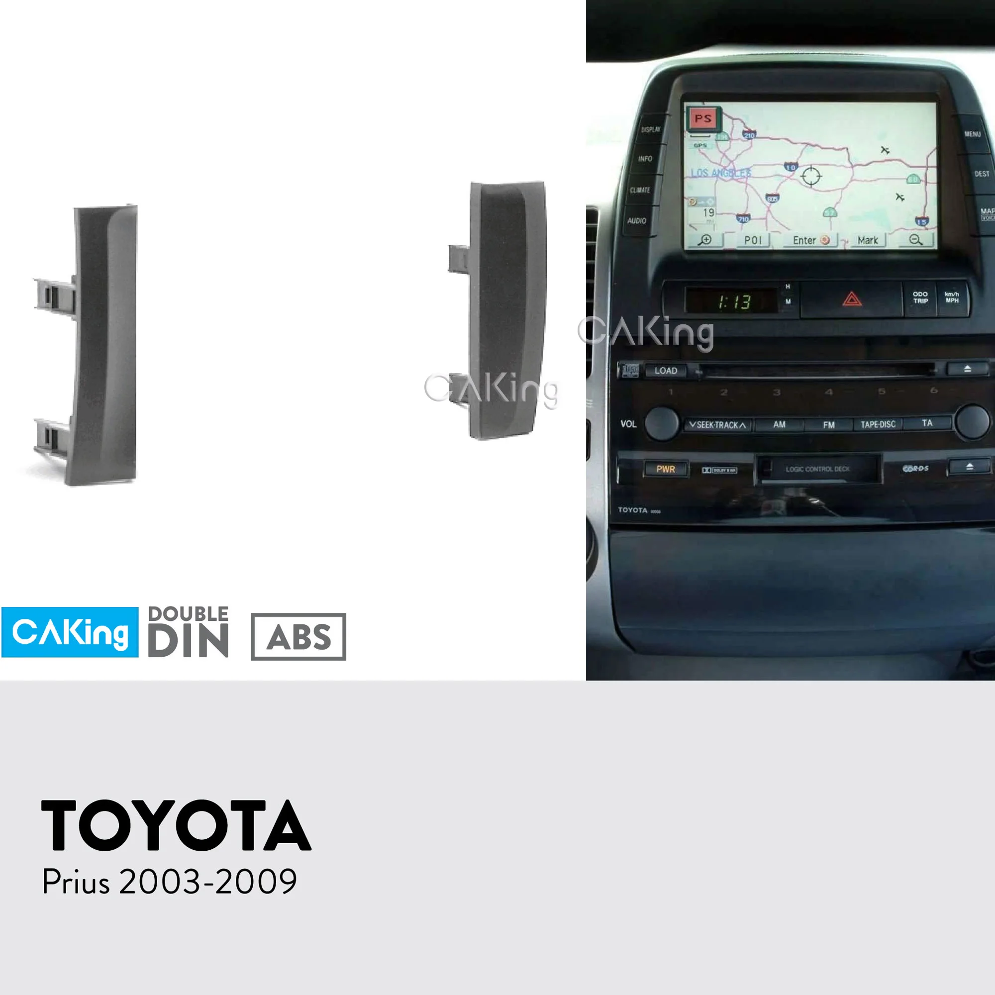 Автомобильная панель радио для TOYOTA PRIUS 2003-2009 Dash Kit установка консоли переходная пластина рамка адаптер покрытие для стереосистемы отделка
