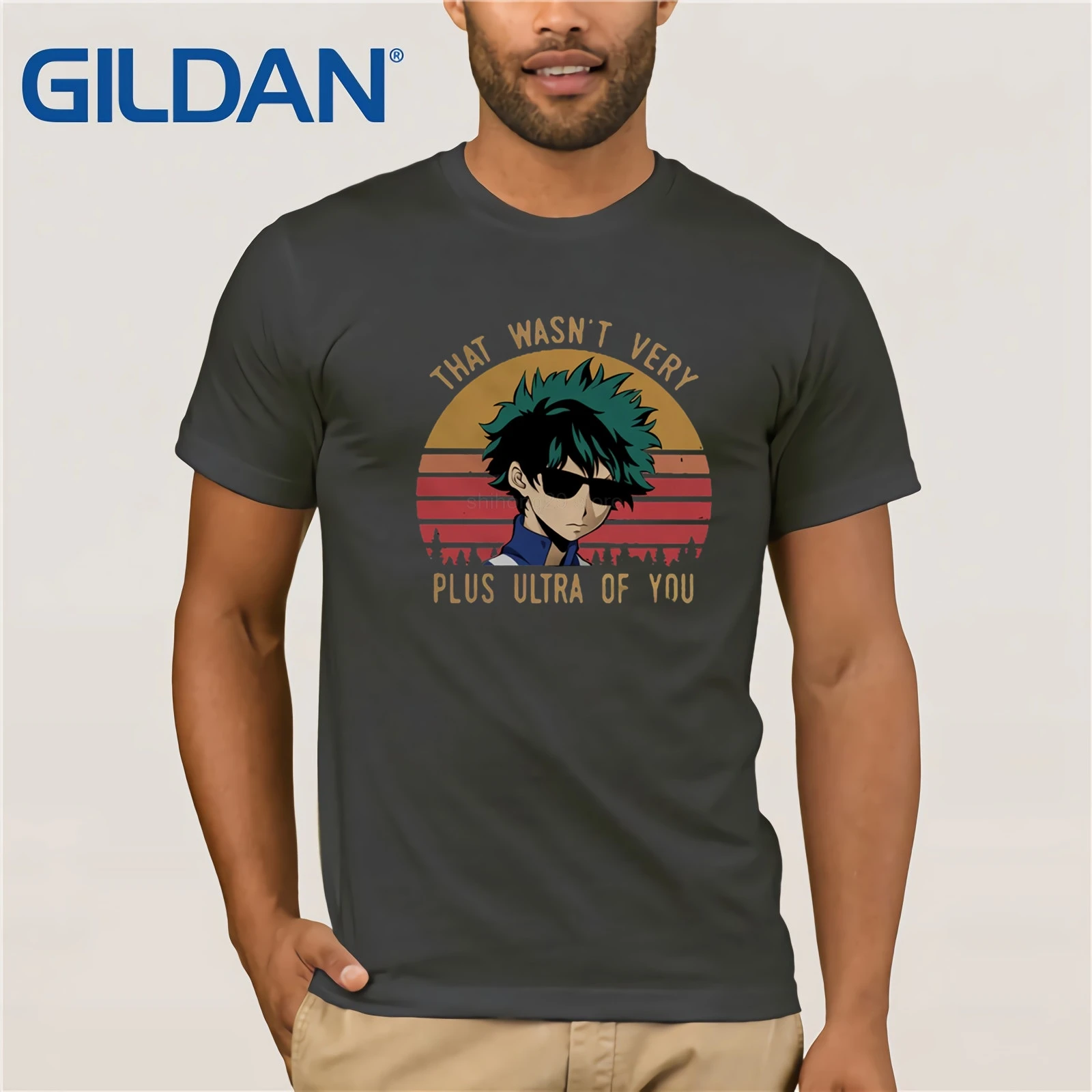 Мужская летняя футболка с короткими рукавами с надписью «My Hero Academy Izuku Midoriya», которая не была очень плюс, Ultra Of You