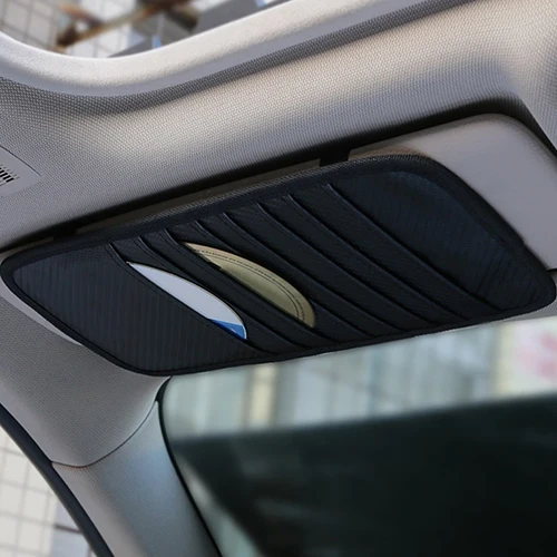 

1Pc Car Auto Visor CD DVD Card Case Holder Clipper Disks Hold Organizer Bag car organizer