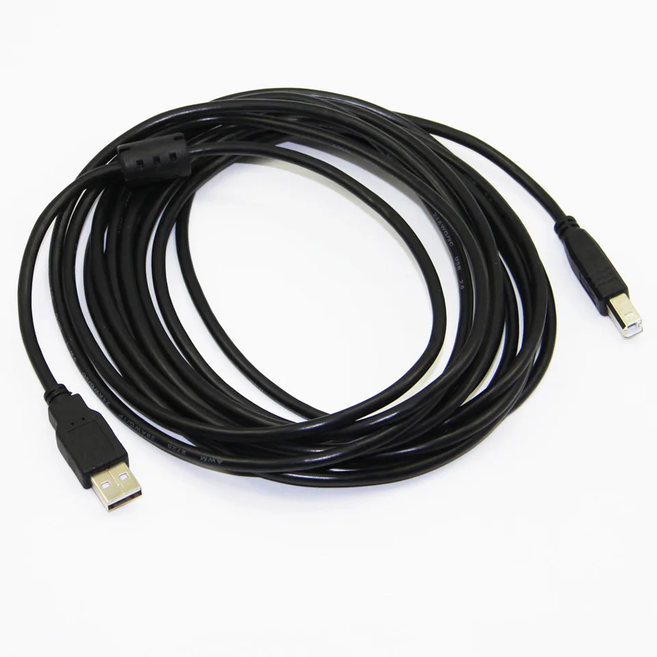 Lballist USB 2,0 кабель USB для принтера type A Male to type B Male фольга плетеная(внутри) экранированная 30 см 50 см 1 м 1,5 м 1,8 м 3 м 5 м