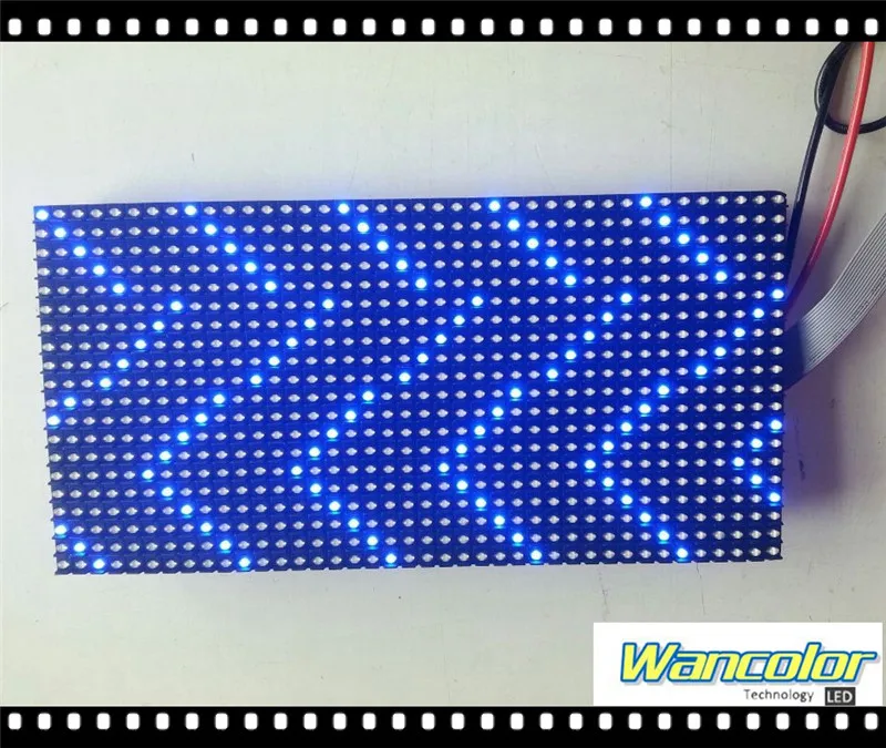 DIY светодиодный текст знак 20 штук p10 полууличный вариант дисплей Голубой цвет