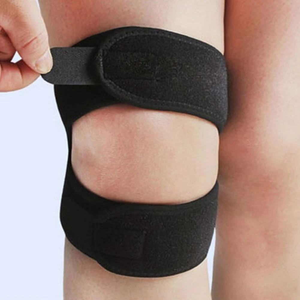 Adjust Open Knee Patella Support Strap Protection Padded Wrap Band Protector for Outdoor Sports Protective Gear | Спорт и