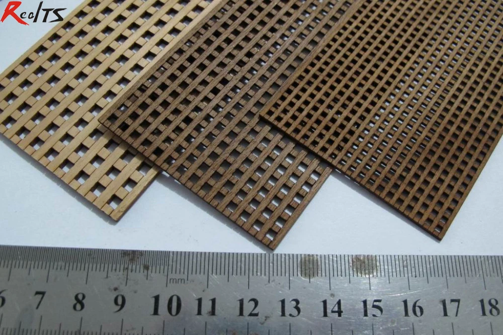 

Classic wooden sailing boat assemble kit spare parts 1.5mm, 2mm, 3mm Grille plate for wooden boat kit