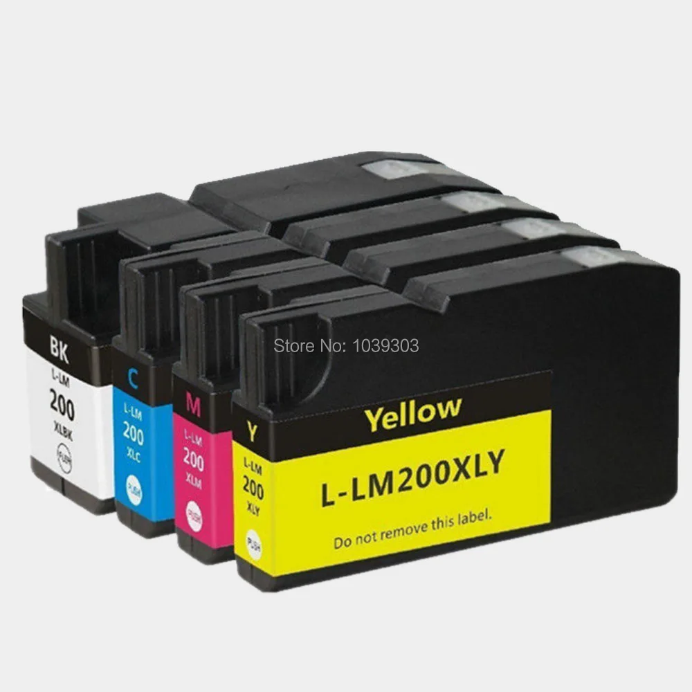 4x совместимые чернильные картриджи для lexmark 200 XL чернильный картридж подходящий