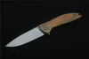 Оранжевый MIKER Neon ceramic D2 титановый плавник складной кухонный фруктовый лагерь охотничий нож для выживания на открытом воздухе тактический нож EDC инструменты - Цвет: Оранжевый
