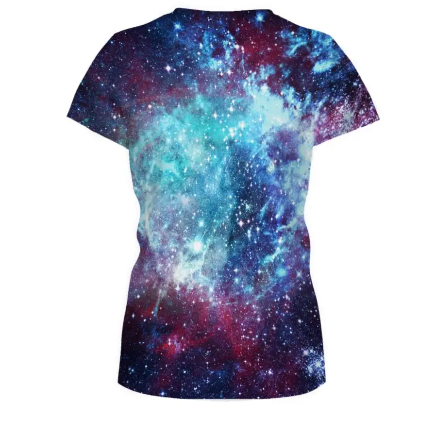 Женская и мужская футболка с 3D принтом голубая Повседневная футболка|tshirt homme|casual