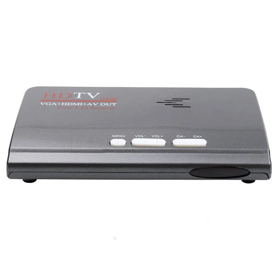 Kebidumei цифровой наземный HD 1080P DVB-T/T2 ТВ-приставка VGA AV CVBS тюнер приемник DVB-T2 с