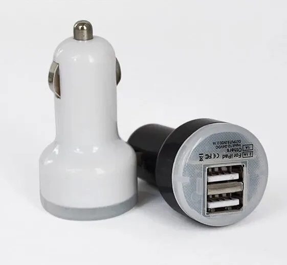 1 шт. мини 12 В / 24 2.1A портативный USB устройство адаптер питания для iPhone iPod галактики