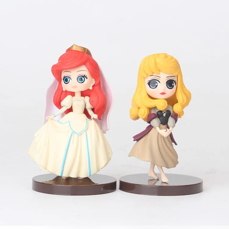 8 шт./компл. мультфильм милый кавайный Сказочный принцесса Алиса София Ариэль