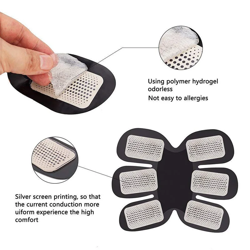 EMS Abs гелевый лист сменные гидрогелевые листы гелевые подушечки стимулятор мышц