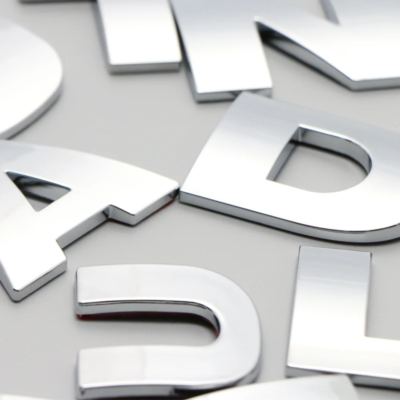 Автомобильная хромированная эмблема капота 3D логотип буквы Стикеры для MITSUBISHI