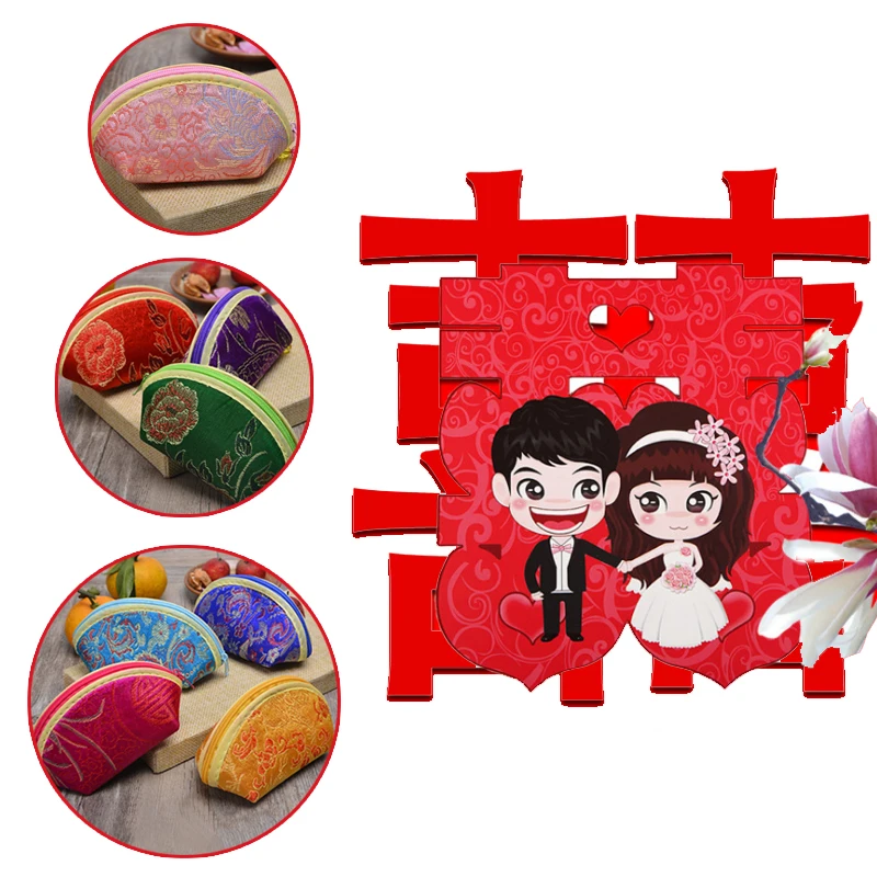 Распродажа 1 шт. Шелковый пакет для ювелирных изделий и конфет Подарочный мешочек