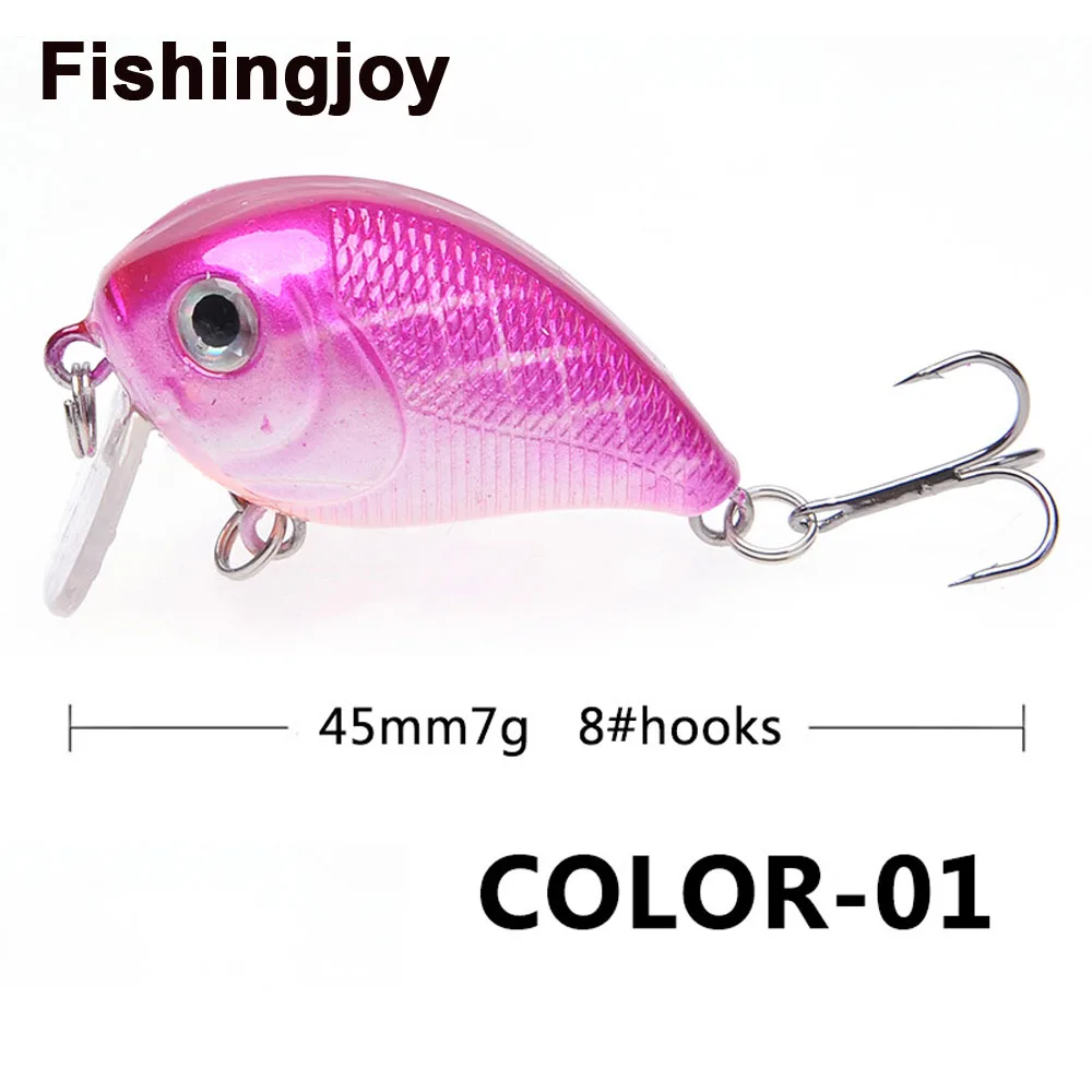 Fishingjoy мини воблер рыболовные приманки 45mm 7g Верхняя одежда Япония Жесткий