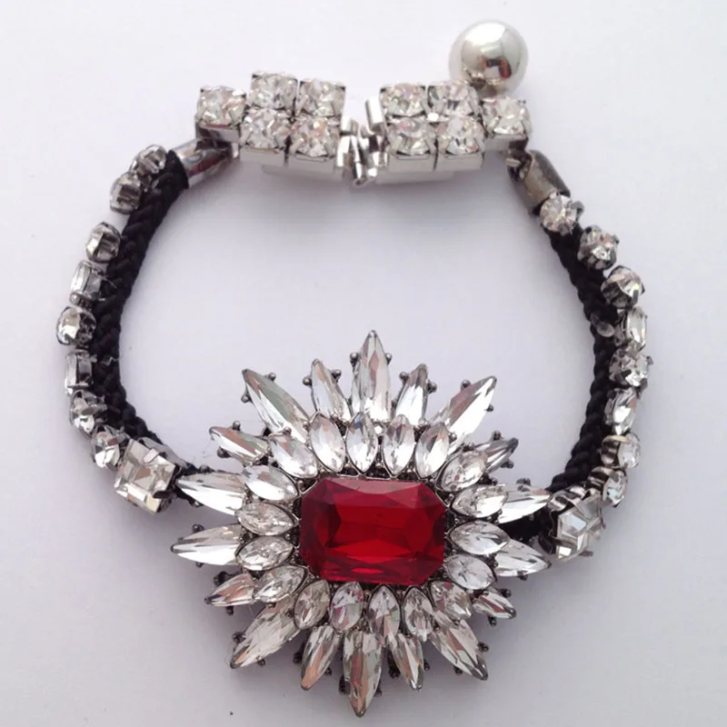 New arrived shourouk style brand Fashion high quality crystal bracelets &amp bangles for women jewelry wholesale price | Украшения и