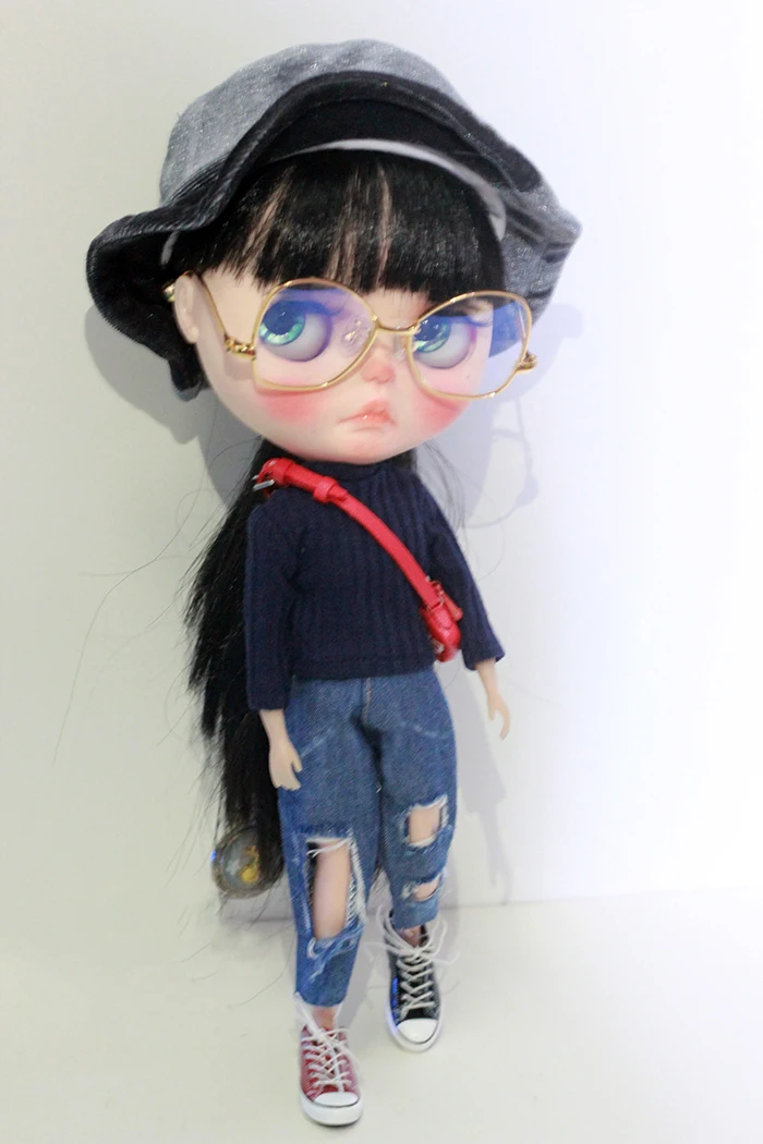 Одежда для кукол Blyth Doll OB24 свитера базовый полосатый свитер Azone Momoko JerryBerry Pullip