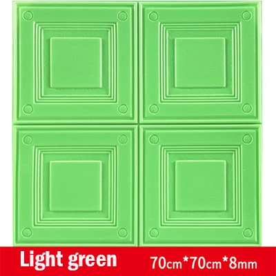light green Новое поступление самоклеющиеся обои для коридора, украшения для детских комнат, современный стиль, однотонная пленка, водонепроницаемый декор для комнаты - Цвет: light green
