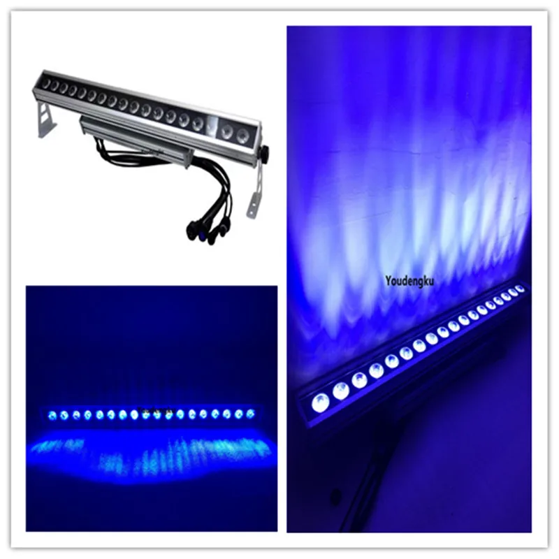 4 шт. IP65 Подводные rgb светодиодные огни led город цвет 1 м бар uplighter 18